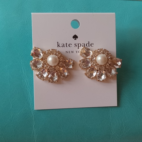 Kate Spade New York Bright Ideas Pearl Cluster Earrings - Picture 1 of 8
